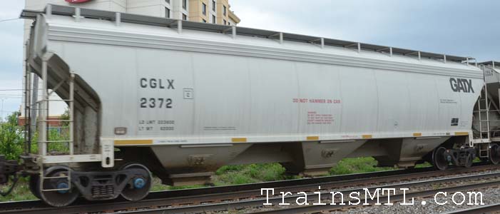 Car/wagon CGLX2372 left side / coté gauche